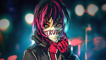 Tell Me The Truth, anime-girl, manga, anime, artist, artwork, digital-art, deviantart HD wallpaper