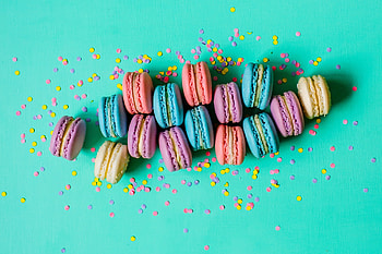 Beautiful, sweets, colorful, macaron HD wallpaper