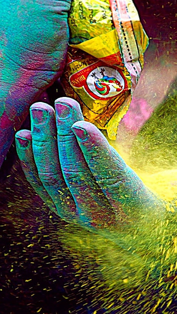 Happy Holi, Colorful Hands, colorful, hands, festival HD phone wallpaper
