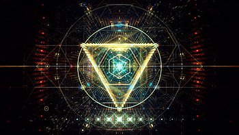 Abstract digital art, Colorful triangles, High definition , Artistic HD wallpaper