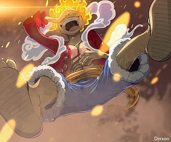 One piece, Gear-5, Anime, Nika, Joy-boy, Luffy, Gear HD wallpaper