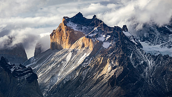 Torres Del Paine Torres De Paine Chile, mountains, mountain, sky, cloud, clouds, snow, nature HD wallpaper