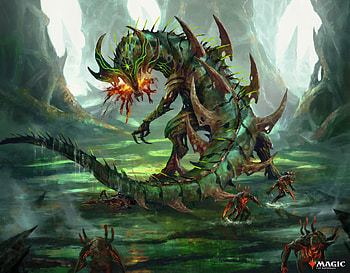 Tyrranax Rex, man made, Magic: The Gathering HD wallpaper