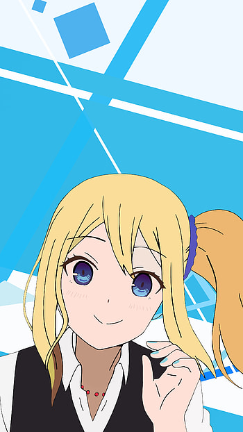 blue eyes, Kaguya-sama: Love is War, Anime HD phone wallpaper