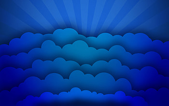 Blue Clouds Minimal Art , clouds, minimalism, minimalist, artist, artwork, digital-art HD wallpaper