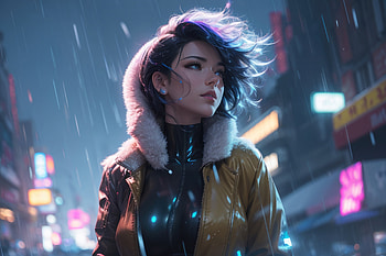 Anime Girl In Winter Chill, anime-girl, anime, artist, artwork, digital-art, deviantart HD wallpaper