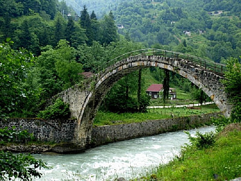 camlihemsin,turkey, bridge, river, turkey HD wallpaper
