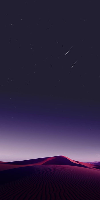 Night, stars, sky, Purple, mountain, , clean, galaxy, colour, abstract, digital art, s8, in 2020. Galaxy , Galaxy s8 , S8 HD phone wallpaper