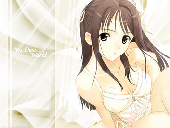 lonely for you, sexy, girl, anime, fantasy HD wallpaper
