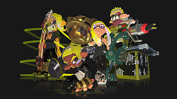 Splatoon 3 : Vivid Ink Warriors in Action, Splatoon 3 HD wallpaper