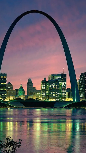 Gateway Arch, Saint Louis, USA, Arch bridge HD phone wallpaper