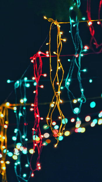 Christmas Lightings, Xmas Lightings Background HD phone wallpaper