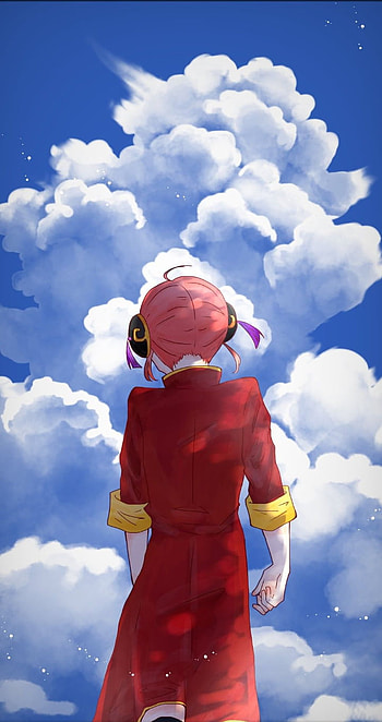 Kagura, anime, gintama HD phone wallpaper