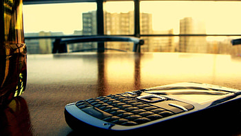 smart on the desk in the office. HD wallpaper