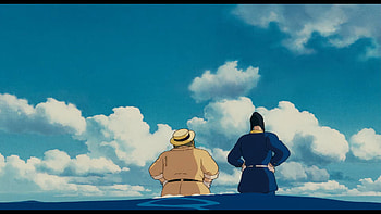 Porco Rosso | Porco and Curtis, Porco Rosso, Studio Ghibli HD wallpaper