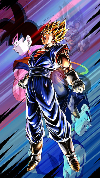 Vegito DBL, fusion, dragon ball z, goku, dragon ball legends, super saiyan, ssj, super vegito, dbz, anime HD phone wallpaper