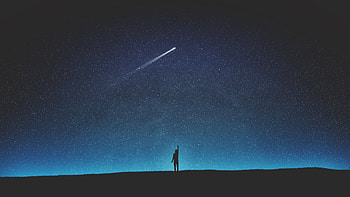 Looking Up, artist, artwork, digital-art, deviantart, stars HD wallpaper