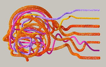 Vibrant 3D rendering depicting the complexity of neural networks. HD wallpaper