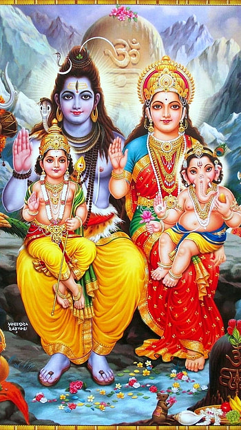 Bholenath Ki , Mahadev, Family HD phone wallpaper
