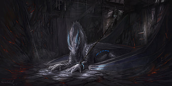 Ice Is Coming, dragon, artist, artwork, digital-art, deviantart HD wallpaper