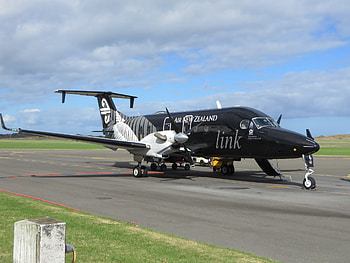 Air New Zealand Group, ZK-EAG aircraft, Raytheon 1900D, Brian McBride HD wallpaper