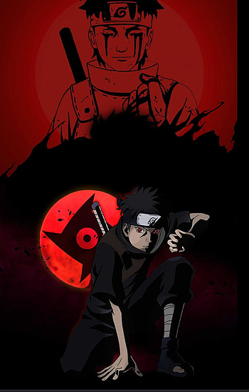 Shisui, red, art HD phone wallpaper