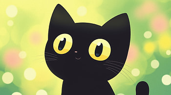 Chococat : Adorable Black Cat Cartoon, sanrio, Chococat, Black Cat, cartoon HD wallpaper
