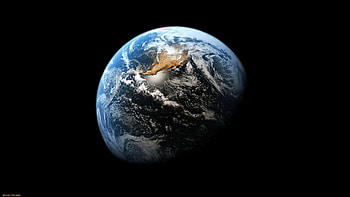 Dark earth , Mystical atmosphere, Enigmatic visuals, Night sky HD wallpaper