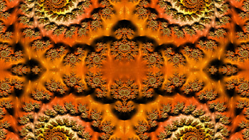 Trippy Psychedelic Fractal, trippy, psychedelic, aesthetic, orange (Color), Abstract, fractal HD wallpaper