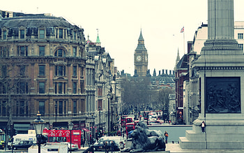 Trafalgar Square, England HD wallpaper
