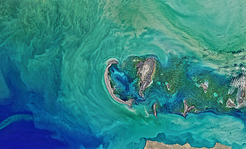 Aerial, Caspian Sea, , From Space, Ocean HD wallpaper