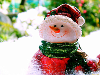 Winter, Background, Toys, Snowman HD wallpaper