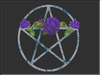 WICCAN, rose, purple, sign HD wallpaper