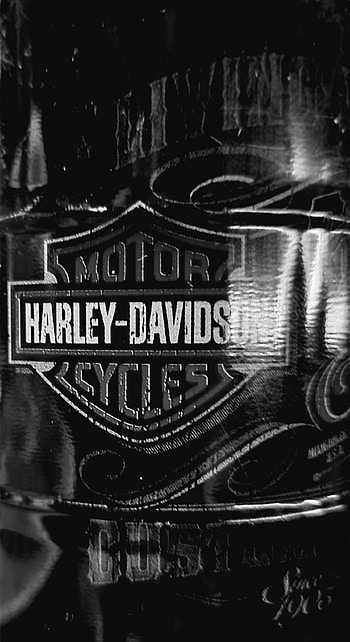 Harley, motorcycle, biker, bottle HD phone wallpaper