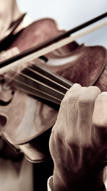 Violin , Stylish background, Musical elegance, Captivating HD phone wallpaper