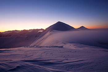 Nature, Sunset, Sand, Desert, Mountain, Vertex, Top HD wallpaper