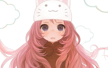 LUKA, SAD, GIRL, ANIME, LOVEEEE, CHIBI, KAWAII HD wallpaper