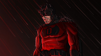 Batdevil Digital Art, daredevil, superheroes, artwork, behance HD wallpaper
