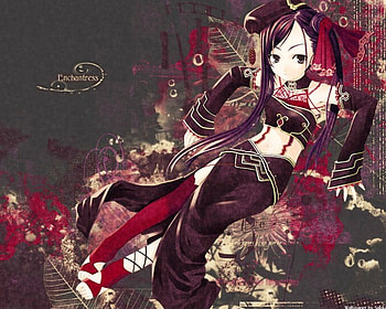 Enchantress, anime girl, brown, anime HD wallpaper