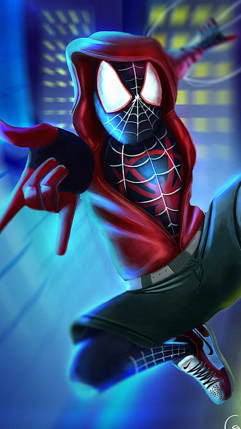 Spider-Verse animation, Spider-Verse, Spider-Man HD phone wallpaper