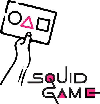 Squid Games, best walpaper, esthetic, korean walpaper, simple, netflix, korean, card, hand HD phone wallpaper