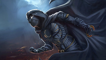 Moon Knight Silent Valor, moon-knight, tv-shows, superheroes, artwork, digital-art HD wallpaper
