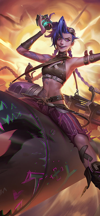 Jinx (League Of Legends), TV Show, Arcane HD phone wallpaper