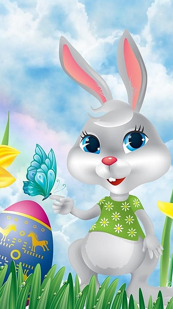 Easter, Rabbit Painting HD phone wallpaper
