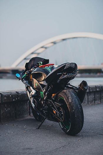 Motorcycles, Back View, Rear View, Motorcycle, Bike, Kawasaki HD phone wallpaper