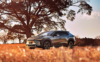 2022, Toyota bZ4X, front view, exterior, silver bZ4X, electric cars, japanese cars, Toyota HD wallpaper