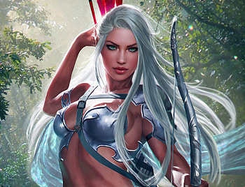 Aron Stone Warrior Girl , warrior, artist, artwork, digital-art, artstation HD wallpaper