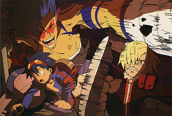 Tengen Toppa Gurren Lagann, Kamina's legacy, Simon and Viral HD wallpaper