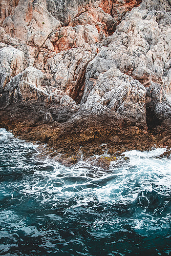 Nature, Water, Stones, Sea, Waves, Rock HD phone wallpaper