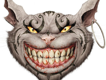 Devil Cat, cat, demon HD wallpaper